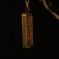 Handcrafted Wrathful Deity Thangka Pendant Necklace – Traditional Tibetan Buddhist Art Amulet, Ideal for Collection & Display - Image 5