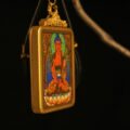 Handcrafted Alms-Bowl Holding Buddha Thangka Pendant Necklace – Traditional Tibetan Buddhist Art Piece, Ideal for Collection & Decoration - Image 5