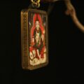 Handcrafted Elephant-Seated Deity Thangka Pendant Necklace – Traditional Tibetan Buddhist Art Piece, Ideal for Collection & Decoration - Image 6