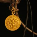 Handcrafted Multi-Faced Bodhisattva Thangka Pendant Necklace – Traditional Tibetan Buddhist Iconographic Art, Ideal for Collection & Decoration - Image 4