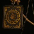 Handcrafted Square Mantra Mandala Thangka Pendant Necklace