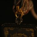 Handcrafted Square Mantra Mandala Thangka Pendant Necklace