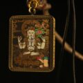 Handcrafted White Compassion Bodhisattva Thangka Pendant Necklace – Traditional Tibetan Buddhist Art, Ideal for Collection & Decoration - Image 2