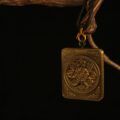 Handcrafted White Compassion Bodhisattva Thangka Pendant Necklace – Traditional Tibetan Buddhist Art, Ideal for Collection & Decoration - Image 4