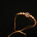The "Blushing Bloom": Pink Jade & Sakura Flower Dainty Bracelet | Heart Chakra Healing (Hand-Woven) - Image 7