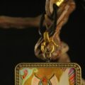 Celestial Fox Guardian Pendant – Contemporary Mythic Art - Image 3