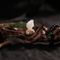 Natural Moroccan White Snowball Crystal Agate | Clay Desktop Ornament, helps promote restful sleep, improve endocrine function/metabolism, and stabilize emotions. - Image 4