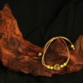The "Eternal Sunshine": Yellow Jade & Botanical Flower Dainty Bracelet | Solar Plexus Healing (Hand-Woven) - Image 3
