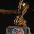 Moonlit Fox Companion Pendant – Contemporary Fantasy Art - Image 3