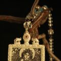 The "Silver Guardian": Green Tara Etched Locket | Swift Protection (Antique Silver Style) - Image 3