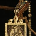 The "Silver Wisdom": Manjushri Etched Locket | Intellect & Clarity (Antique Style) - Image 3