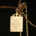 The "Vintage Guardian": Green Tara Etched Locket | Swift Protection (Antique Silver Style) - Image 7